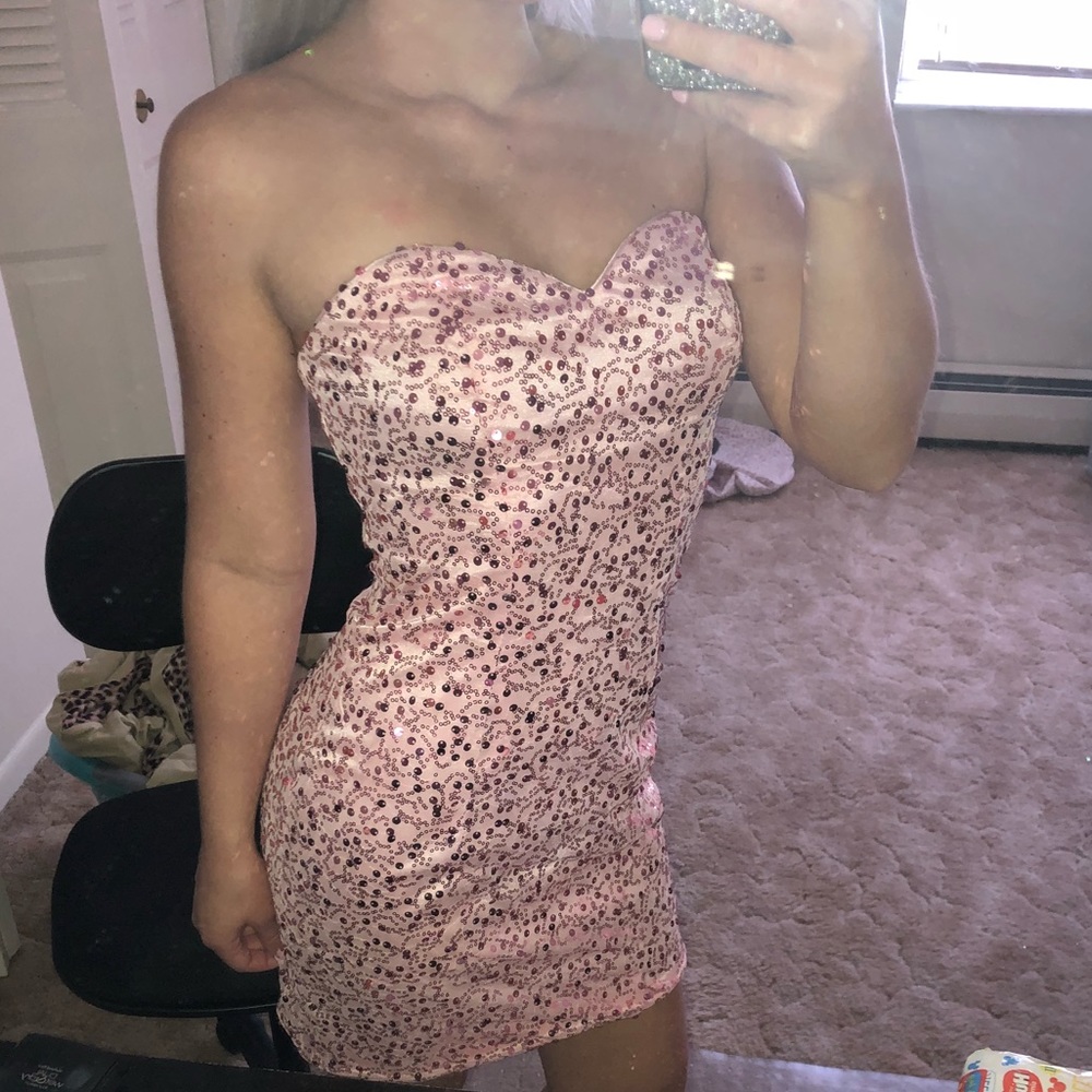 Pink homecoming dress💗✨